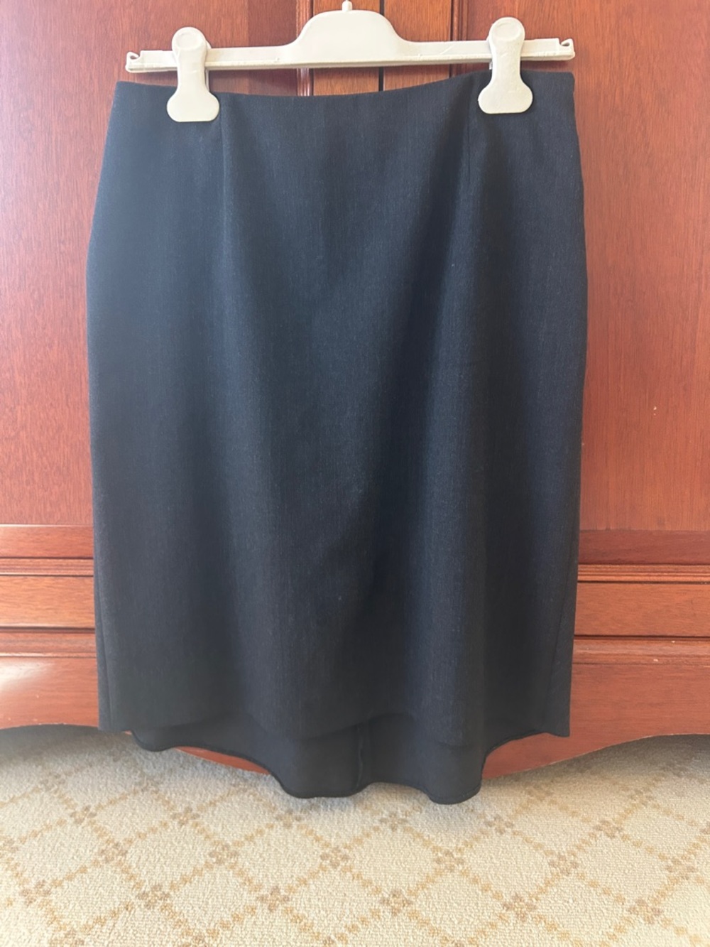Women's Mini Skirt high low - Sleek Straight Silhouette blugirl blue marine 8